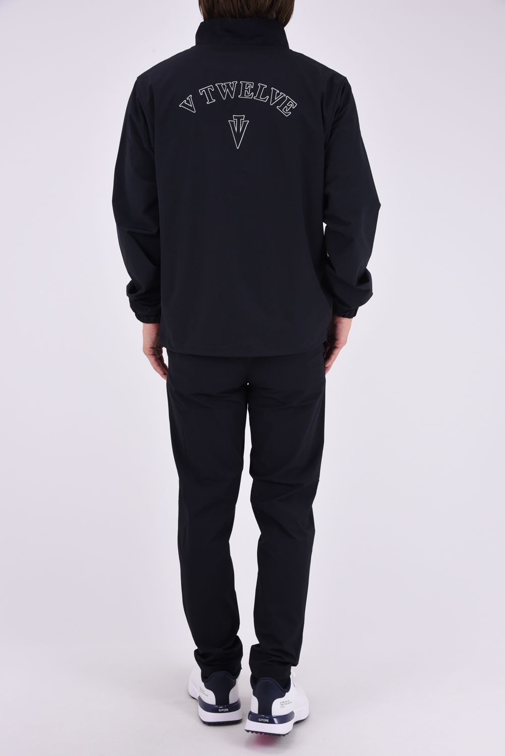 【26AW】 MOLD LOGO JKT / 高撥水生地 バックロゴ ナイロンジャケット (ブラック)
