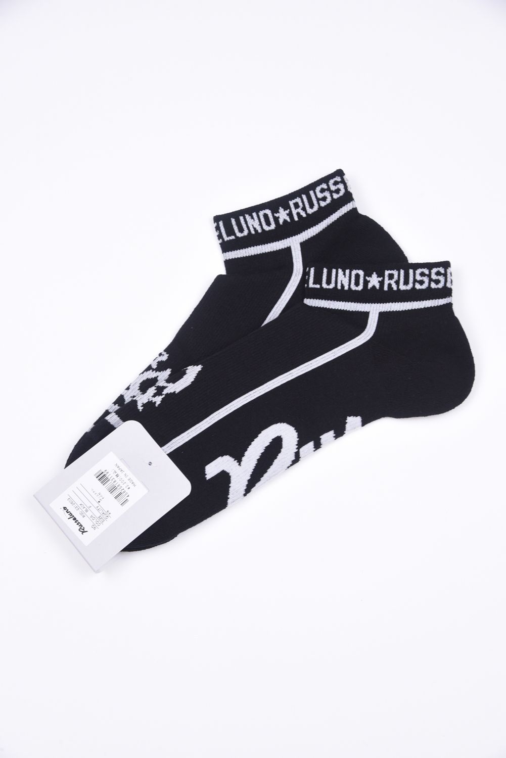 LINE LOGO SHORT SOCKS / ライン ショートソックス ブラック