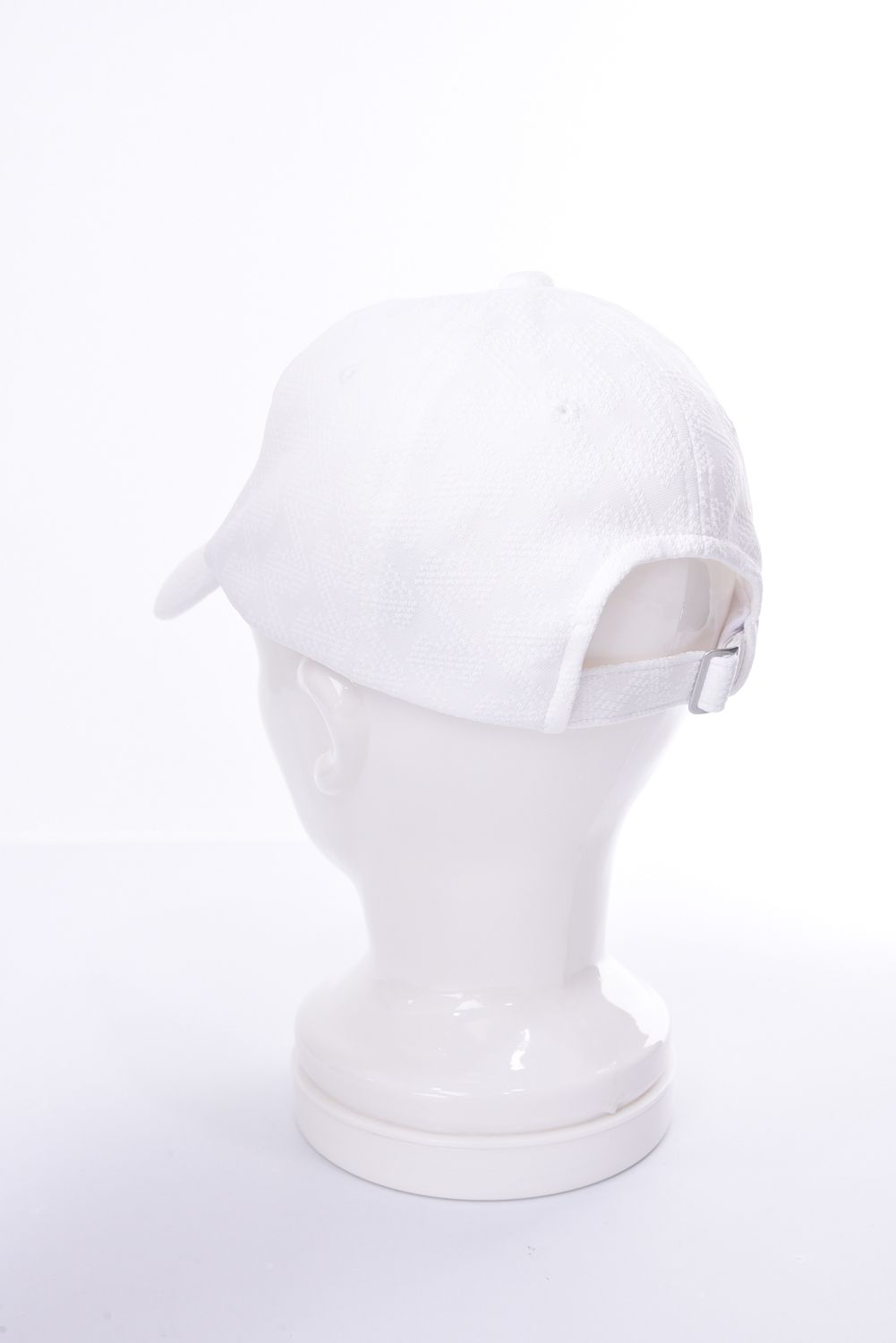 GM JACQUARD CAP / ブランドオリジナルテキスタイル ジャガード キャップ (ホワイト)