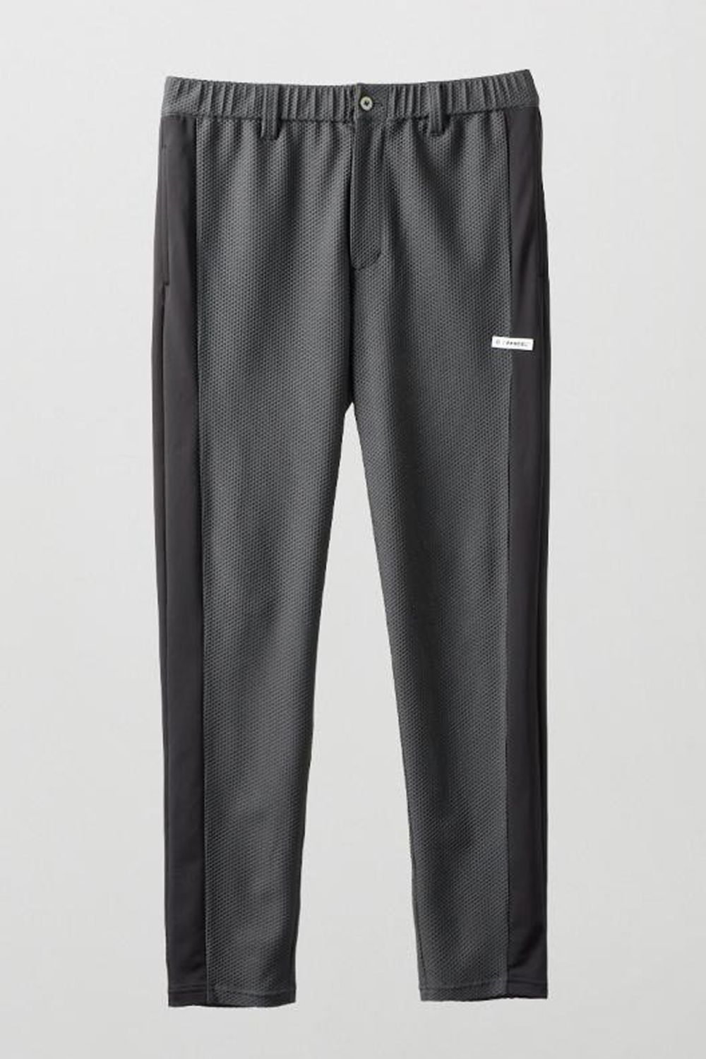 【26SS】 DRY WAFFLE SWITCH TAPERD PANTS / ドライワッフル サイド切り替え テーパードパンツ (チャコールグレー)