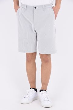 【26SS】 MEN'S NYLON CORDUROY SHORT PANTS / ナイロンコーデュロイ ショートパンツ (グレーストライプ)