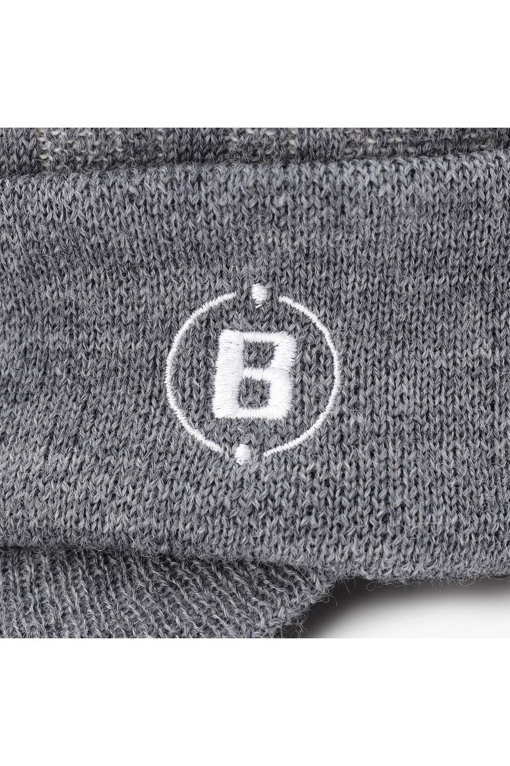 MS WR WOOL KNIT WORK CAP / ブランドロゴジャカード ニットワークキャップ (グレー)