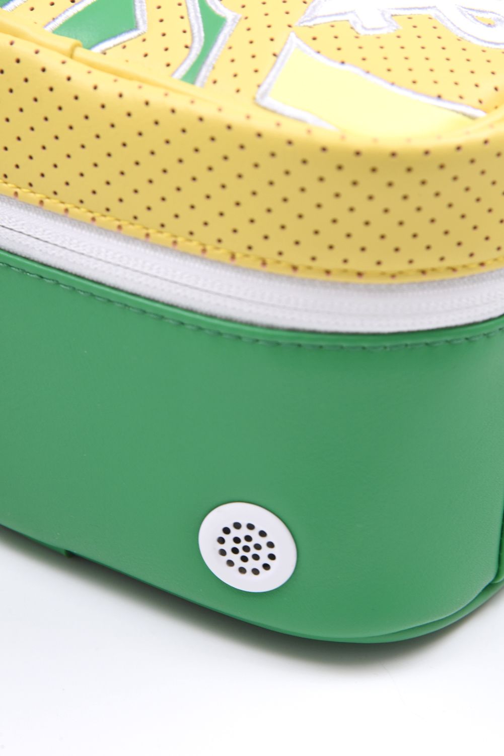 【26SS】 ML DUAL-TONE SHOE BAG / バイカラー ロゴパッチワーク シューズバッグ (イエロー)