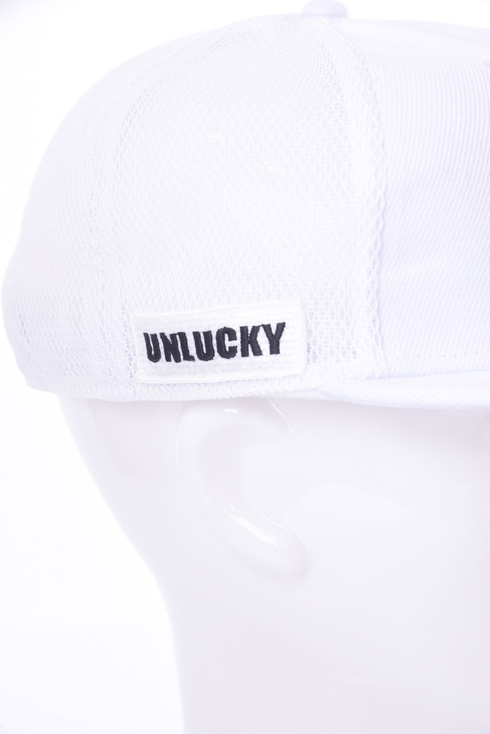 DIVOT CAP / 3D刺繍 筆記体ロゴ キャップ ホワイト