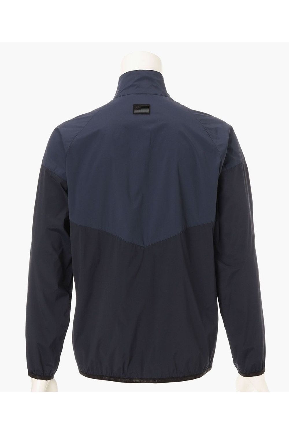 【26SS】 MEN'S BI-COLOR WIND BLOUSON / バイカラー スタンドカラーブルゾン (ネイビー)