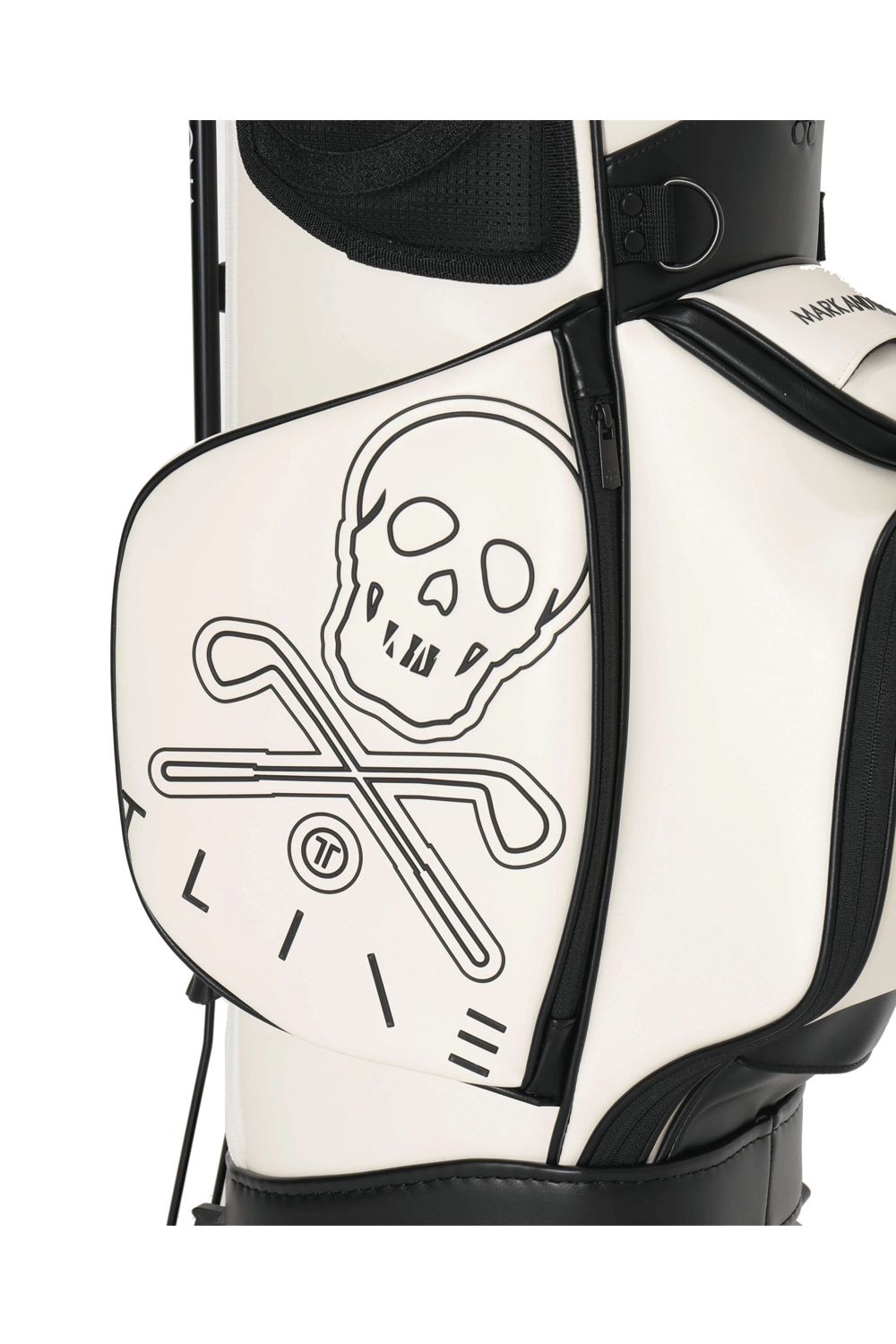 【26SS】【T-LINE】【銀行振込・代金引換不可】【返品・交換不可】 VELOCITY ROLL HYBRID STAND BAG / モノトーン シンセティックレザー スタンドタイプ キャスター付きキャディバッグ (ホワイト)