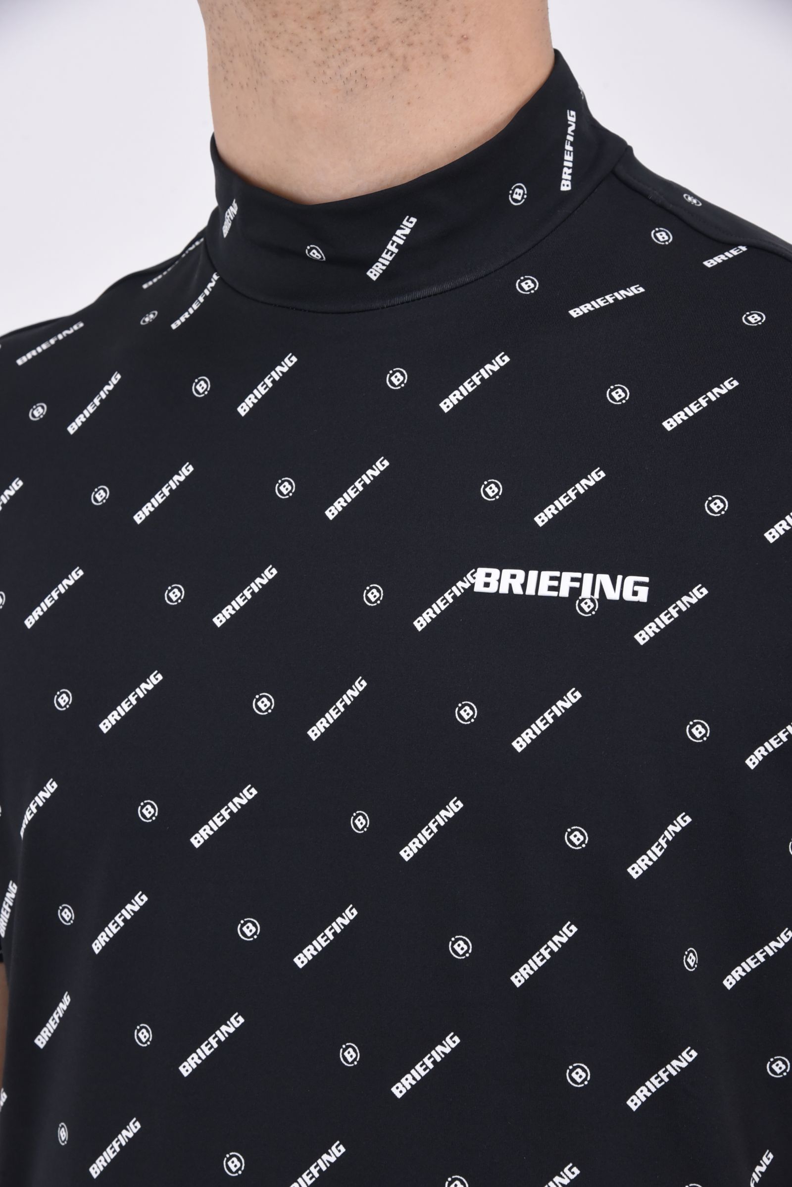 BRIEFING - MENS MONOGRAM HIGH NECK / モノグラム ハイネック