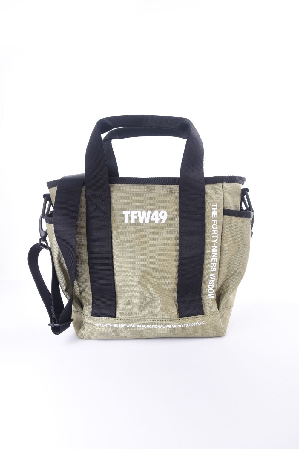 NYLON TOTE BAG SMALL / ナイロン トートバッグ スモール (ダークベージュ)