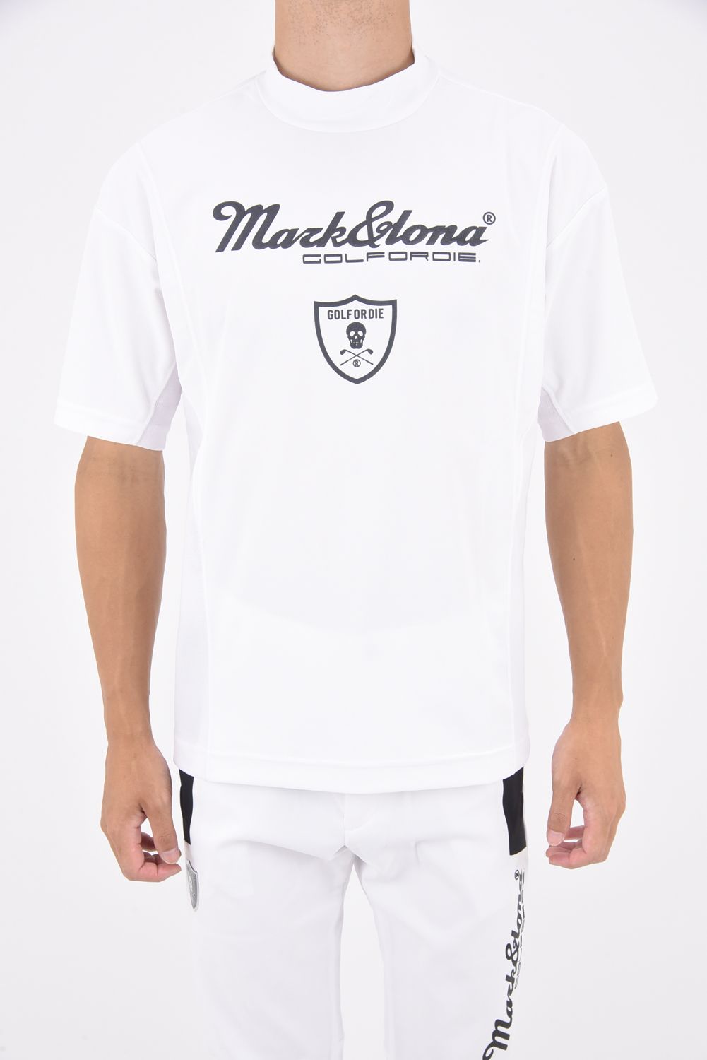 MARK&LONA - PRIMUS TEE / ブランドロゴ モックネックTシャツ