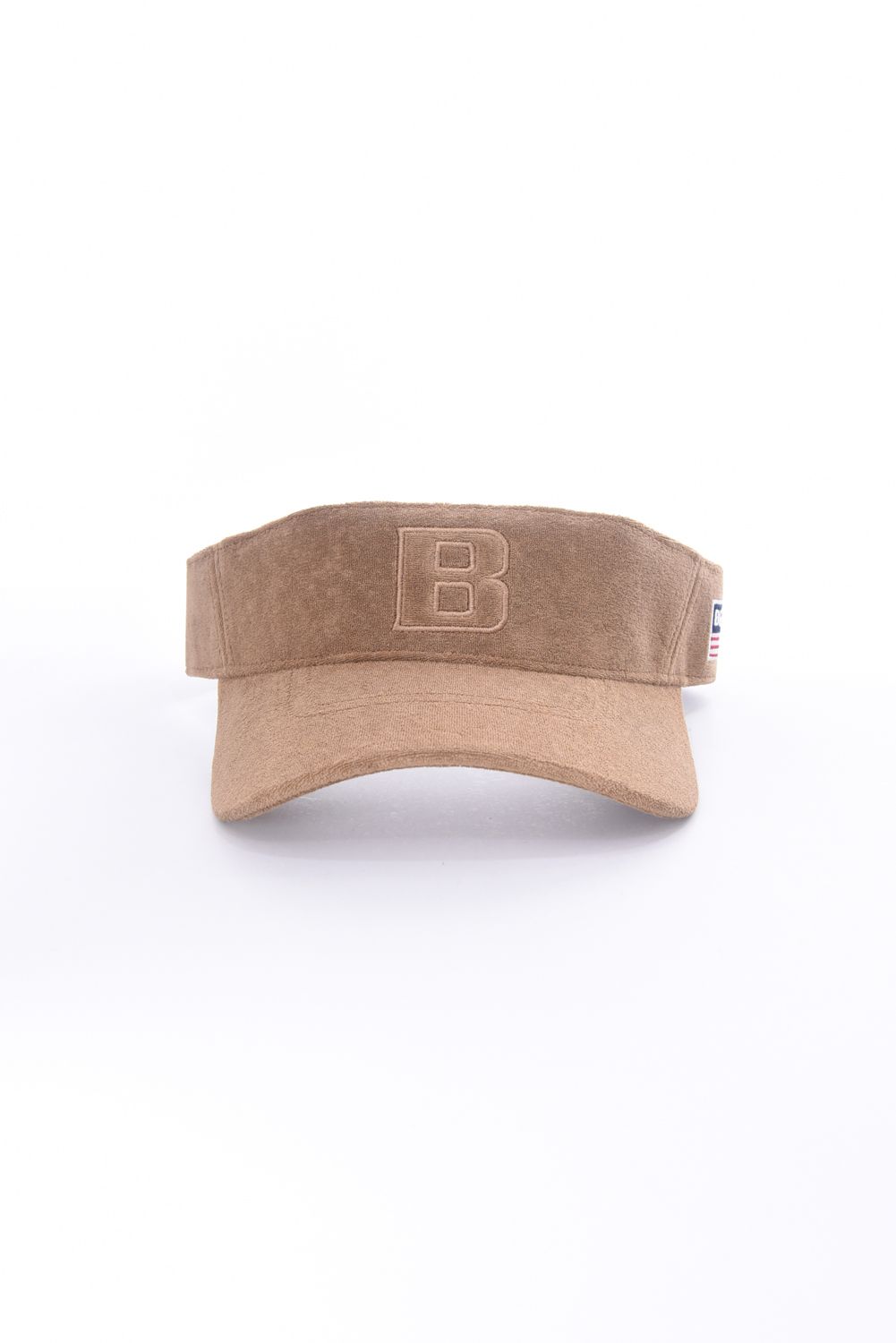 MEN’S PILE INITIAL VISOR / パイル地 サンバイザー （ライトブラウン）