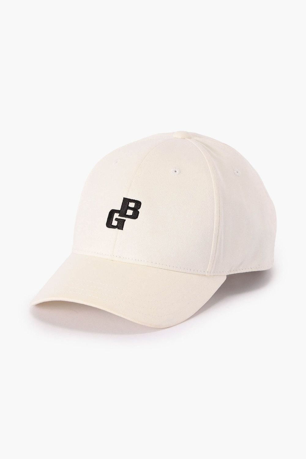 【26AW】 MEN’S SUEDE SMALL BG LOGO CAP / スウェード素材 スモールBGロゴ キャップ (ホワイト)