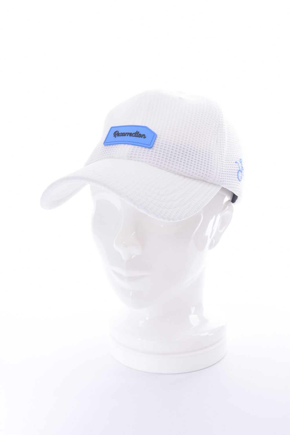 【26SS】 SILICON TAG WAFFLE CAP / シリコンタグ ワッフル キャップ (ホワイト)*