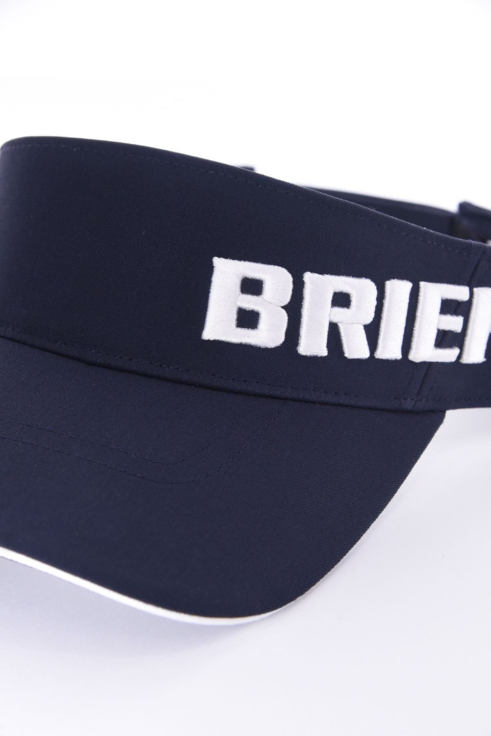【26SS】 MEN’S ROUND LOGO VISOR / アシンメトリー ラウンドロゴ サンバイザー (ネイビー)