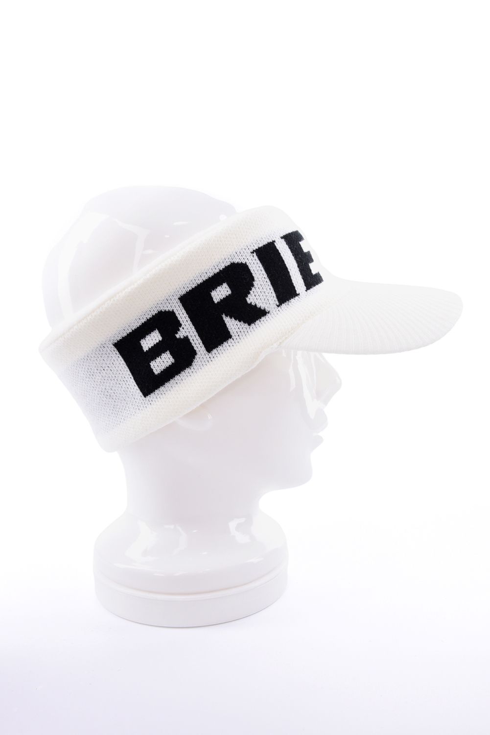 【26AW】 MEN’S KNIT VISOR / ブランドロゴ ニットサンバイザー (ホワイト)