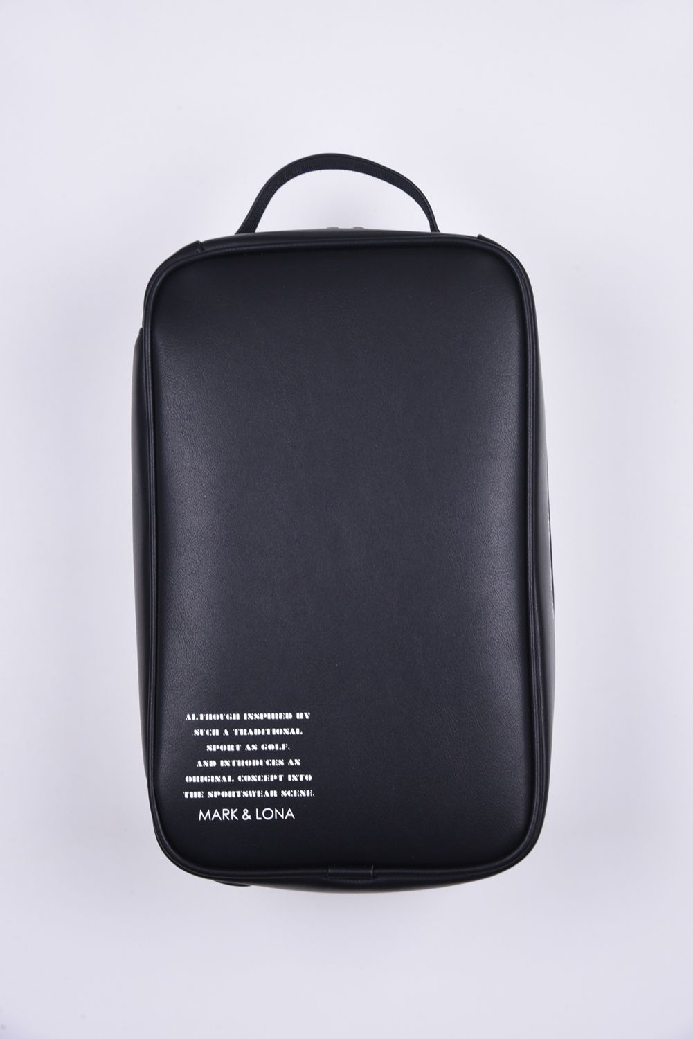 【26SS】 ML DUAL-TONE SHOE BAG / バイカラー ロゴパッチワーク シューズバッグ (ブラック)