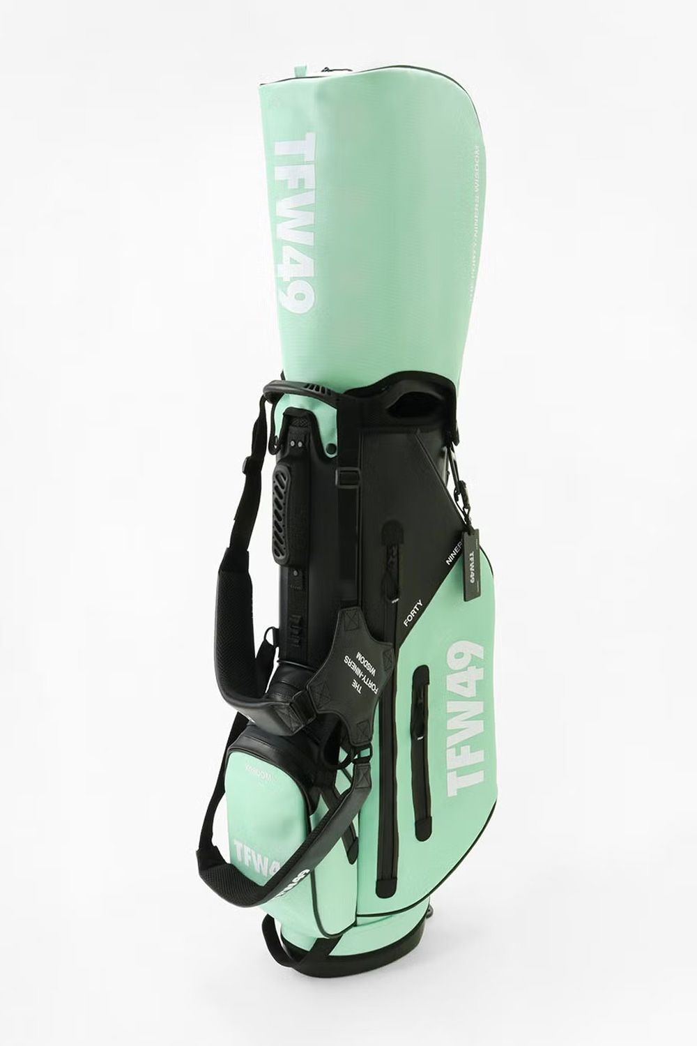 【銀行振込・代金引換不可】【返品・交換不可】 NYLON CADDY BAG / ナイロン キャディバッグ (ミント/ブラック)