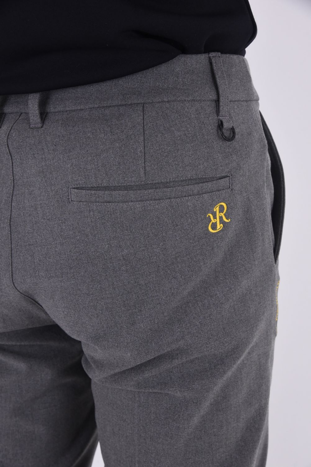 MENS SOFT THERMO LONG PANTS / 裏微起毛 ソフトサーモ ロングパンツ (ヘザーグレー)