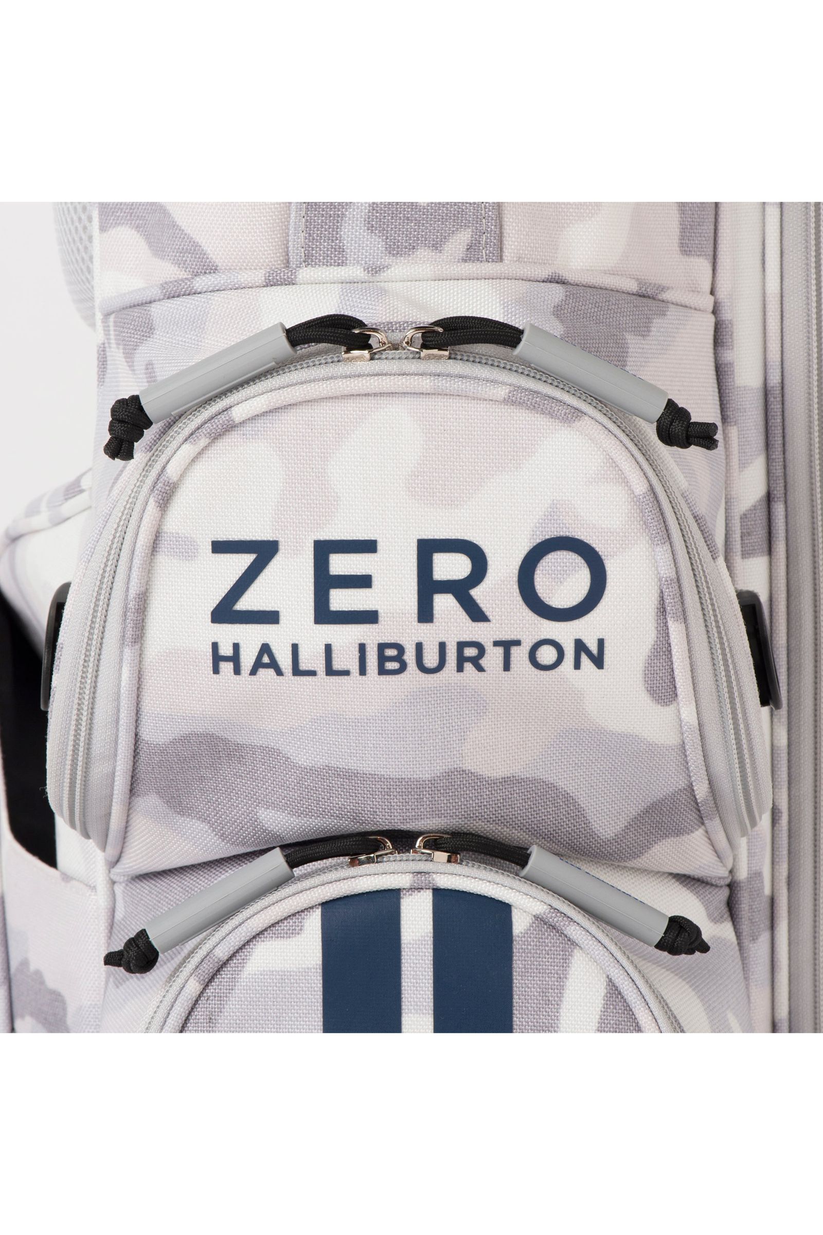 ZERO HALLIBURTON - 【1000Dコーデュラナイロン】 Stand Bag ZHG-CB1 / スタンドタイプ キャディバッグ ホワイト カモ | GOSSIP GOLF