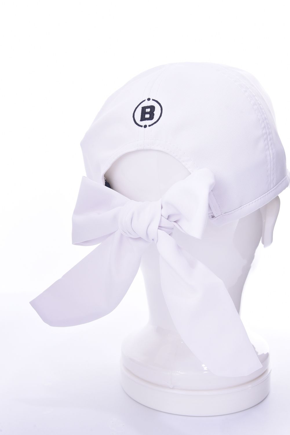【レディース】WOMENS RIBBON CAP / ロゴ刺繍 ベーシック リボン キャップ (ホワイト)