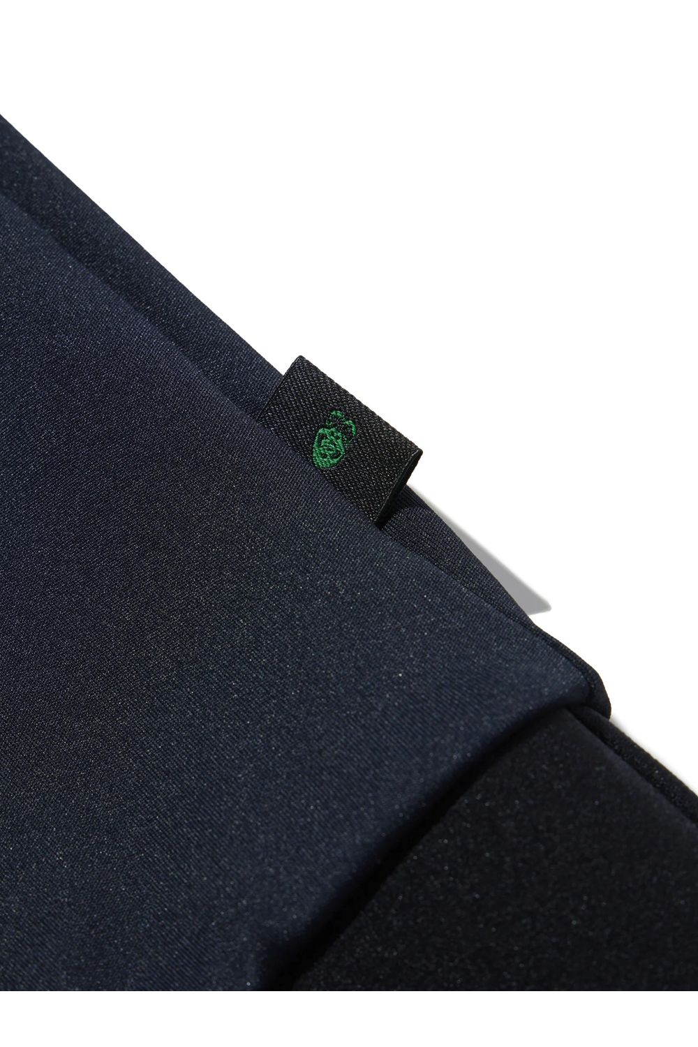【26SS】 RIBBED HEM MOCK NECK / モンキーデザインプリント ヘムリブ モックネックTシャツ (ブラック)