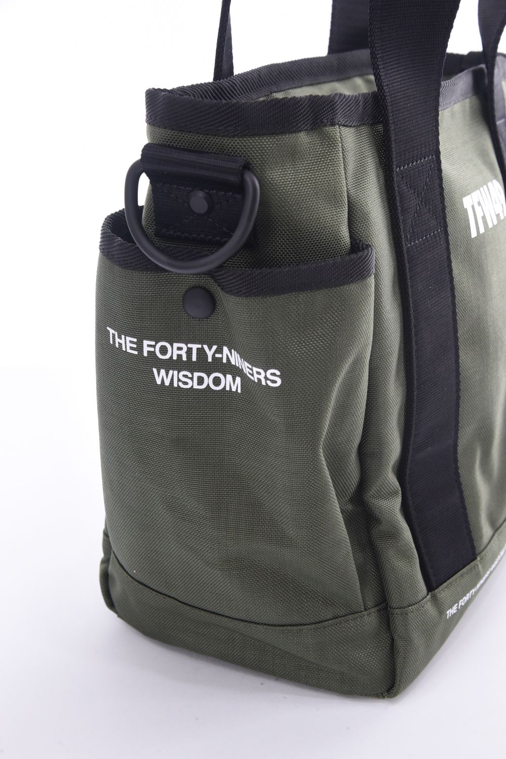 NYLON TOTE BAG SMALL / ナイロン トートバッグ スモール (カーキ)
