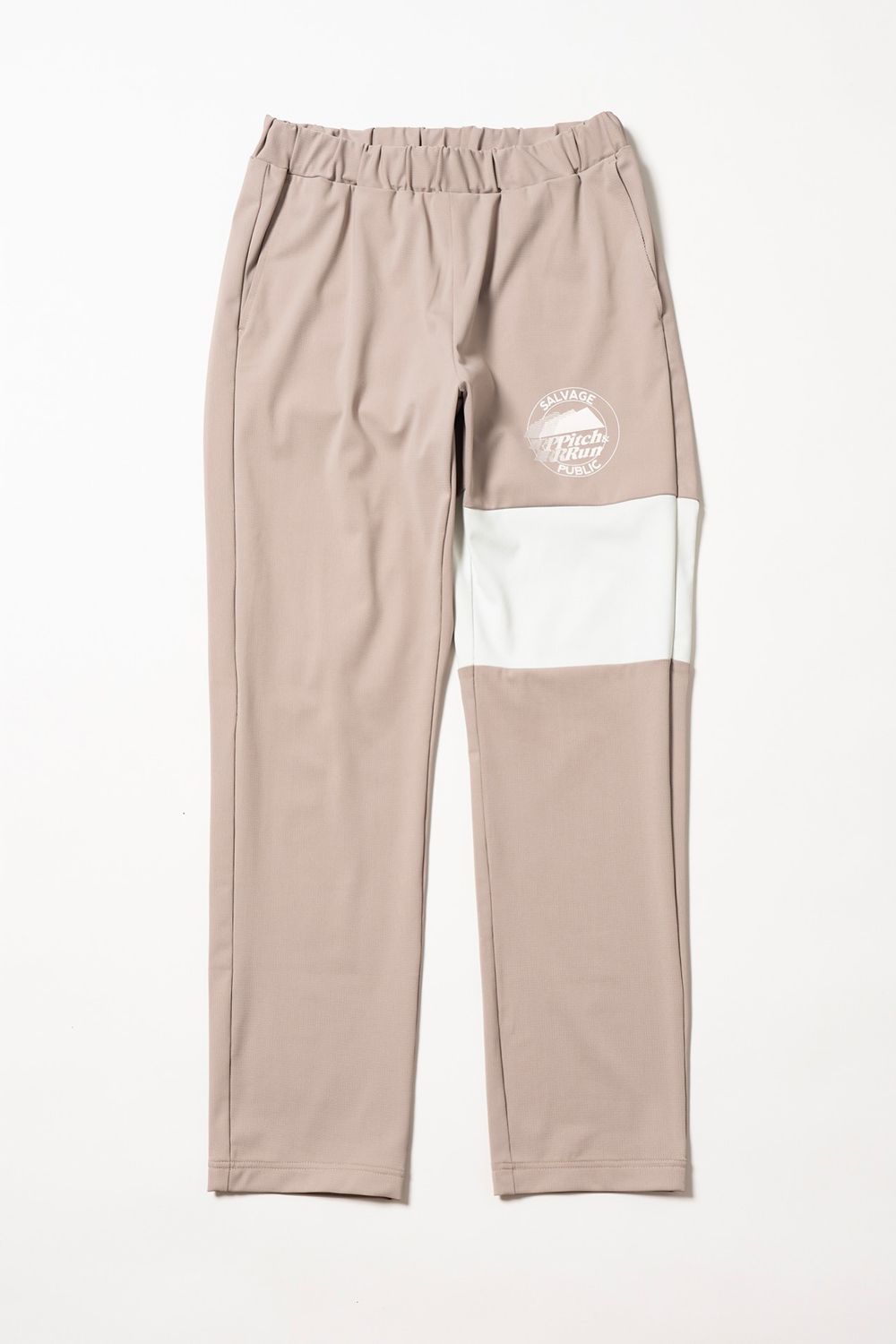 【2026SS】 Alohea Pants（Pitch&Run） / ロゴ ロングパンツ (ベージュ) （3月入荷予定）