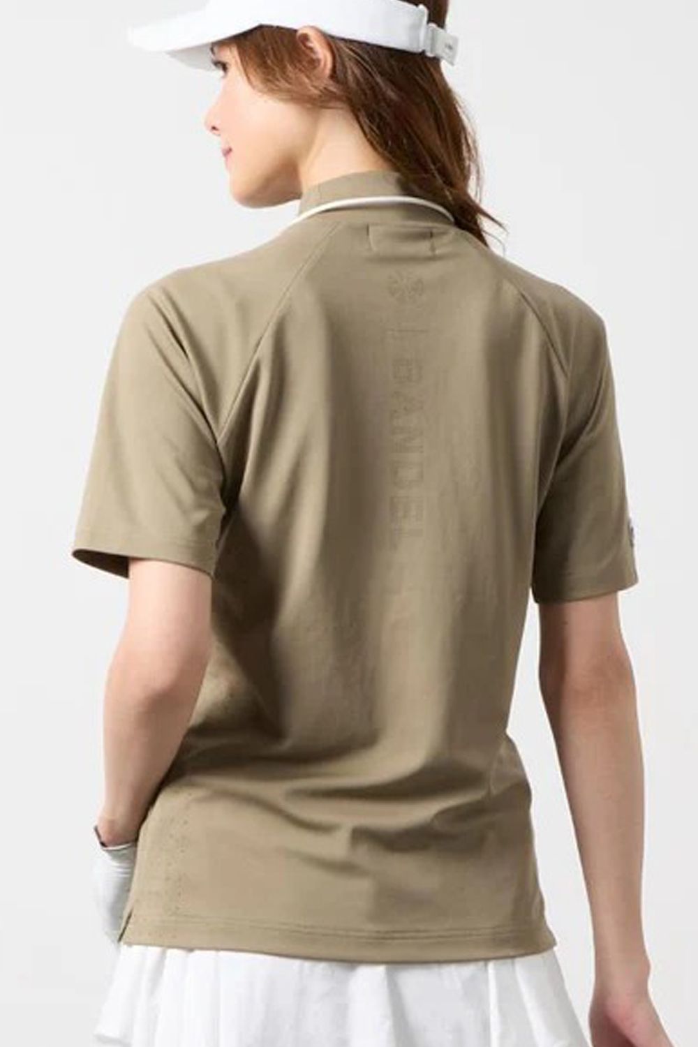 【26SS】 【レディース】 ウィメンズ ヒートパンチングモックネック (サンドカーキ) (4月上旬入荷予定)