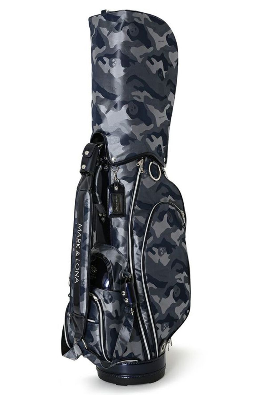 GAUGE CAMO CL BAG / コーデュラナイロン エナメルコンビネーション カートタイプ キャディバック (ネイビー) - フリーサイズ