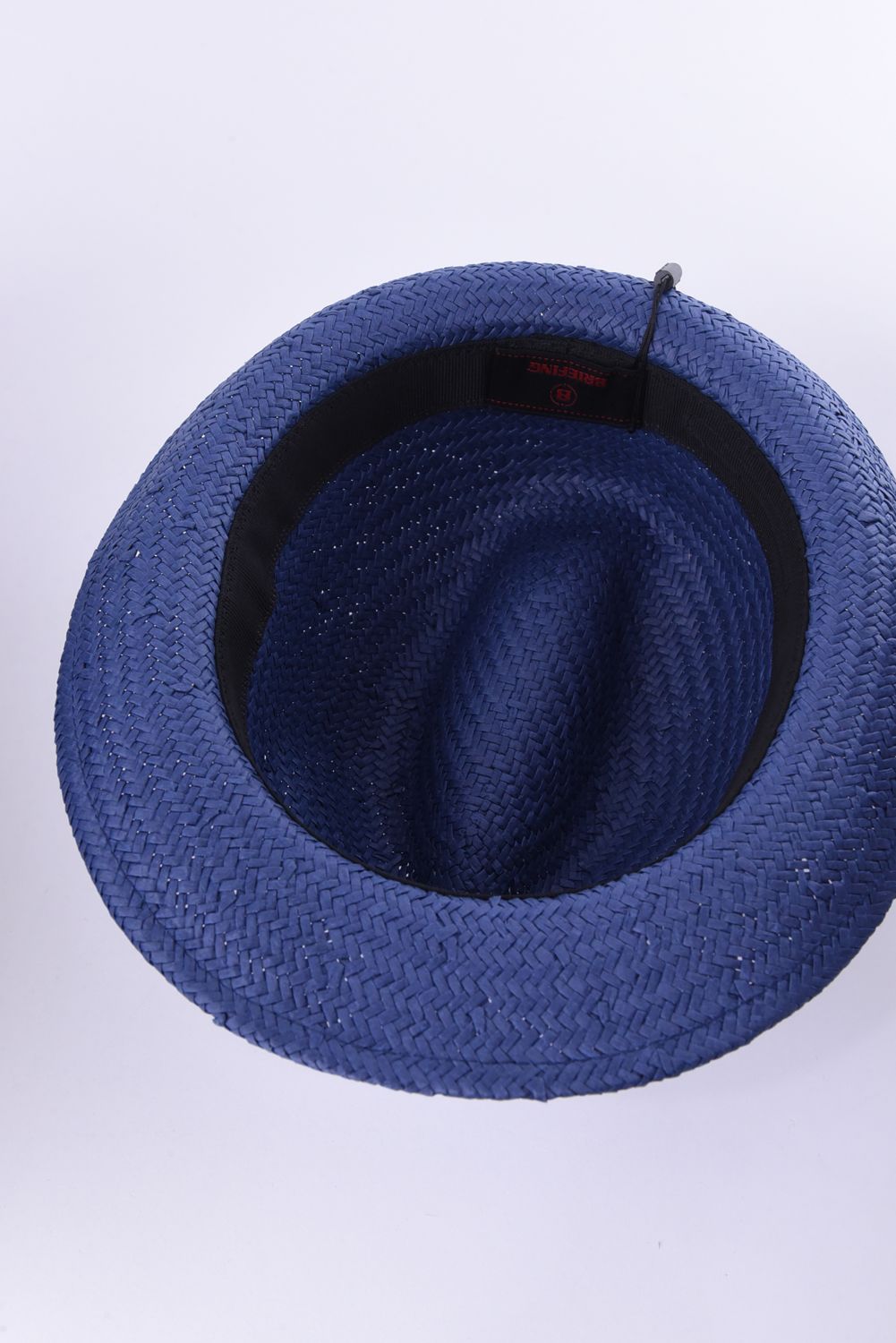 新品　BRIEFING MENS STRAW HAT ネイビー　M BRIEFING - MS STRAW HAT / ロゴ ペーパー素材 ストローハット