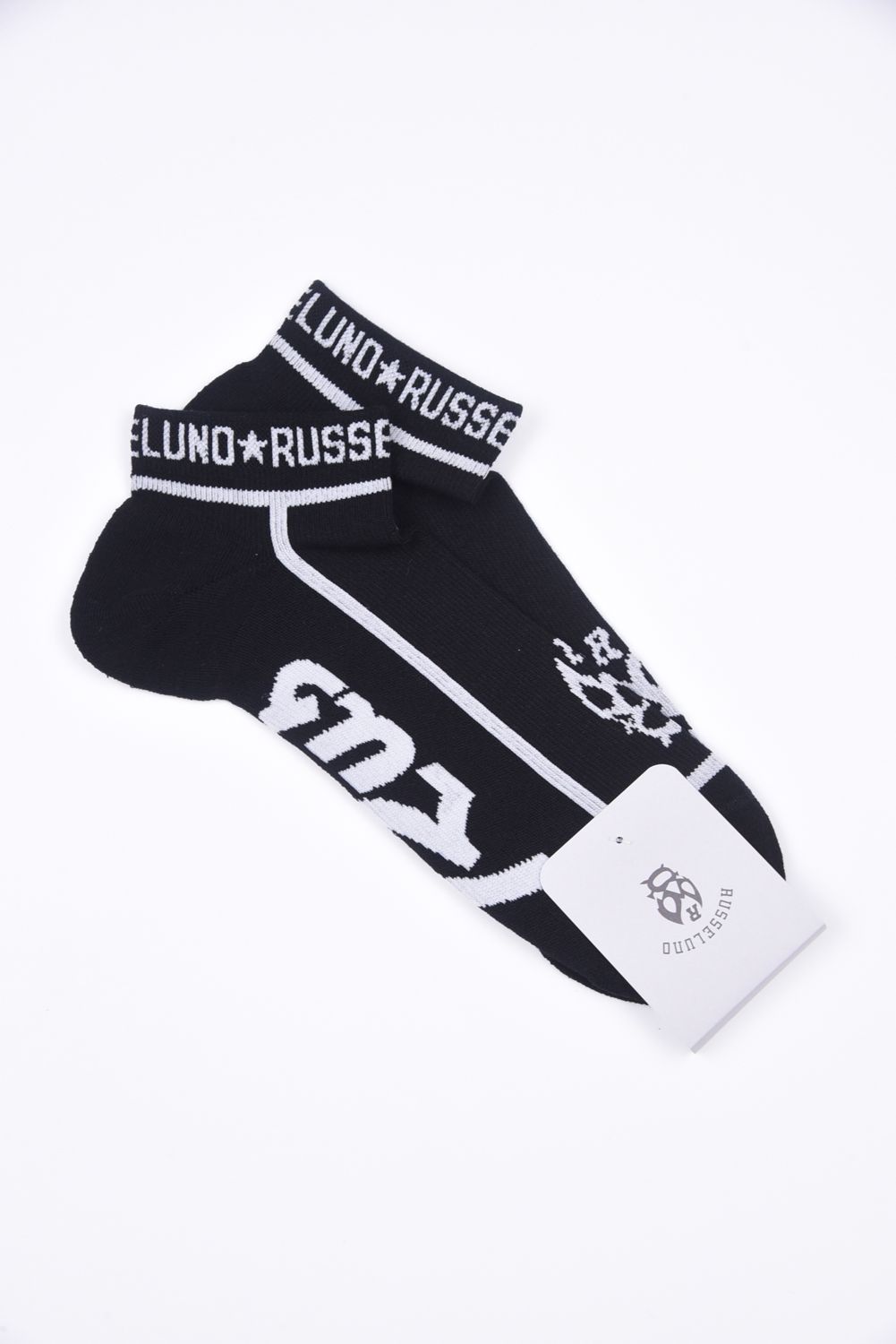 LINE LOGO SHORT SOCKS / ライン ショートソックス ブラック