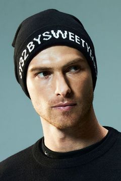 WASHABLE WOOL KNIT CAP / ウォッシャブルウール ニットキャップ ブラック*