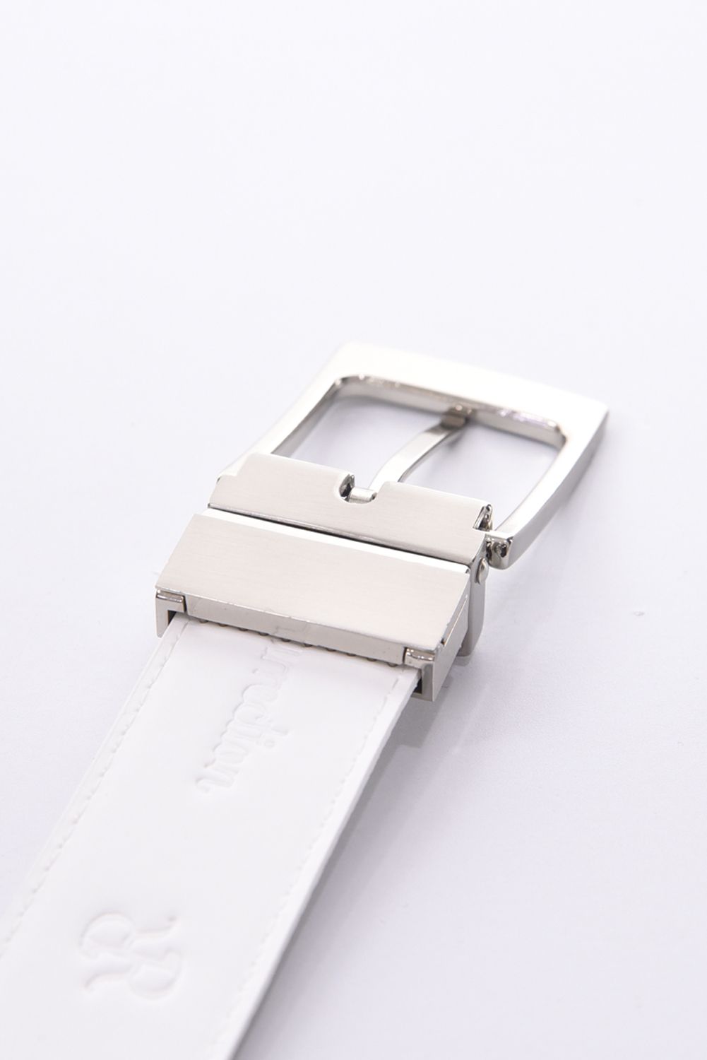 【26SS】 COUATL (コアトル) / ブランドオリジナルテキスタイル リバーシブル ベルト 35mm (モノホワイト)