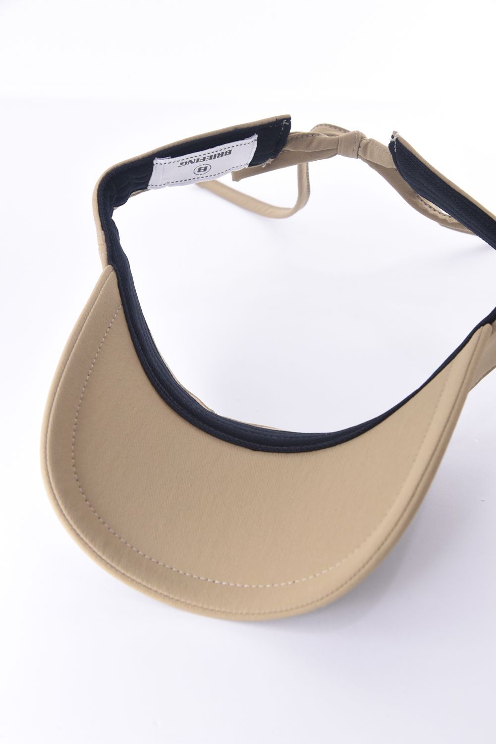 【26SS】【レディース】 WOMEN’S SMALL LOGO RIBBON VISOR / ブランドロゴ バックリボン リボンサンバイザー (ベージュ)