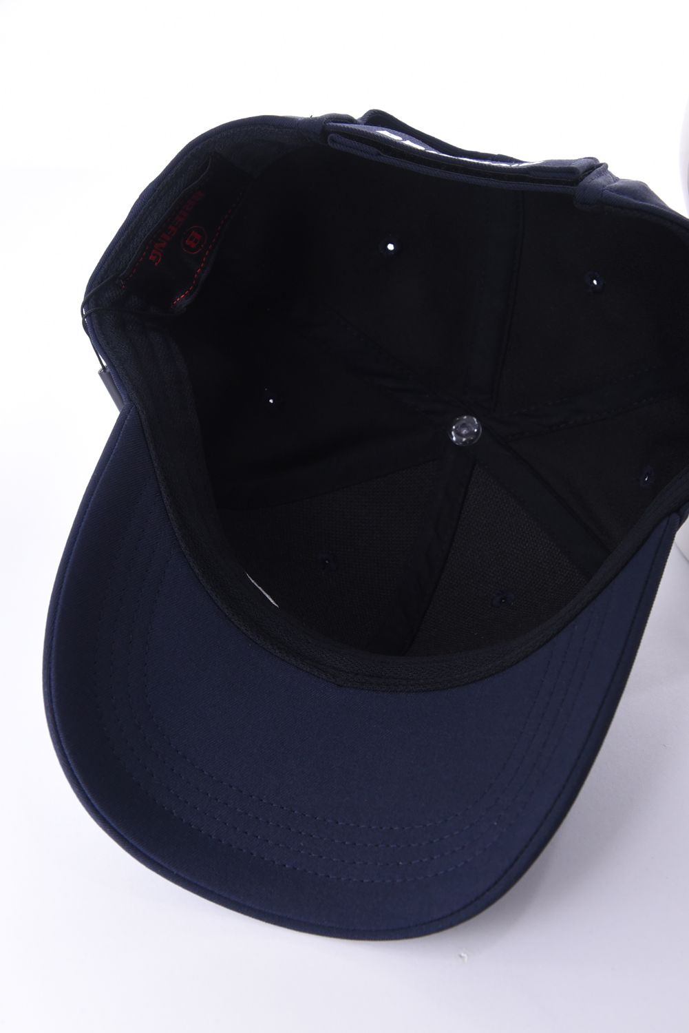 【26SS】 MEN’S ROUND LOGO CAP / アシンメトリー ラウンドロゴ キャップ (ネイビー)