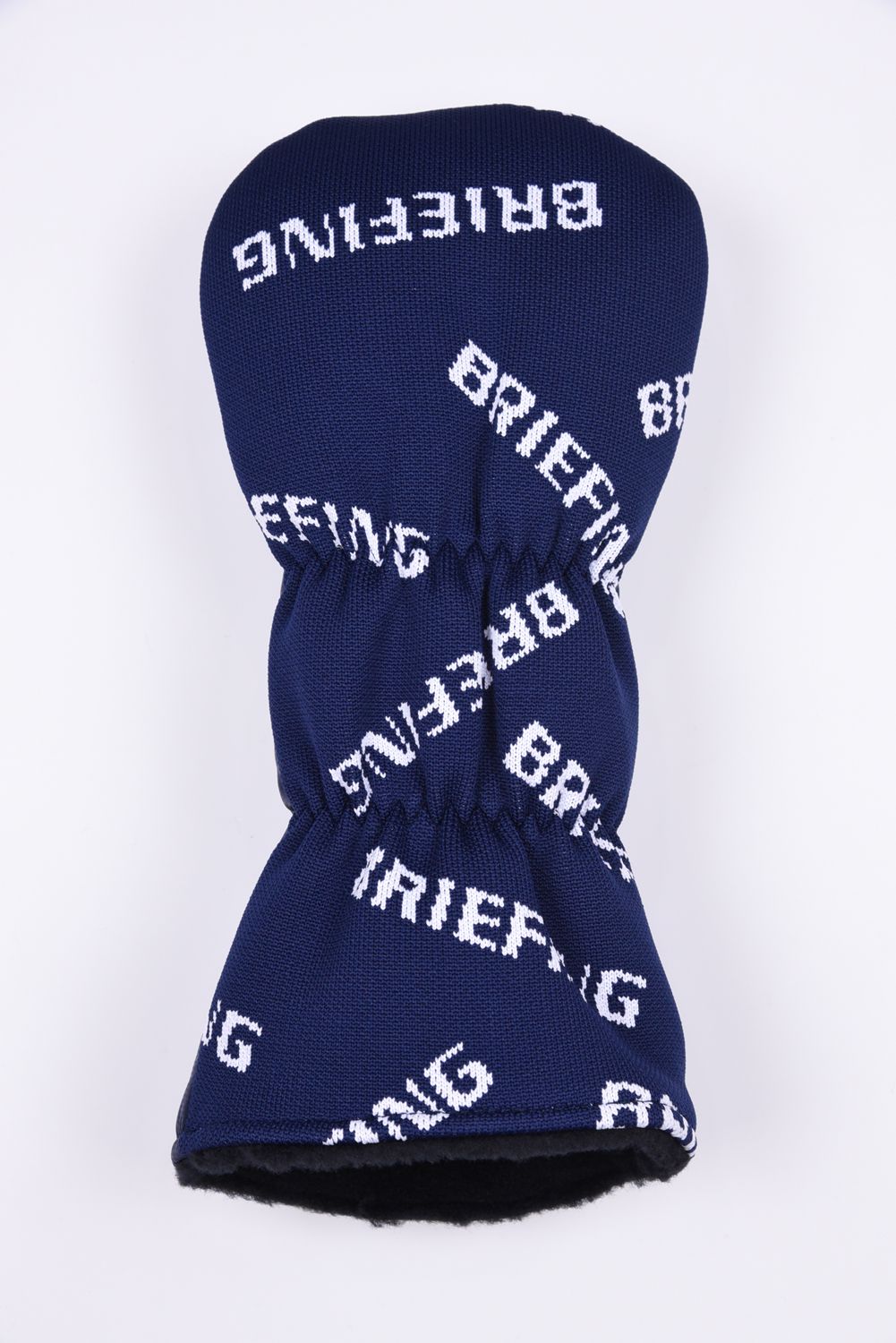 【26SS】 LOGO KNIT DRIVER COVER / 異素材ハイブリッド ドライバーカバー (ネイビー)