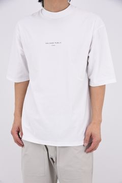 【26SS】 SURF Mockneck S/S(TI LEAF Paisley) / バックプリント モックネックTシャツ (ホワイト)