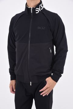 【ABSOLUTE】 VUELTA ZIP UP SWEAT JK / 2トーン 裏起毛 フルジップジャケット ブラック*
