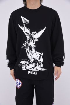 CREWNECK P.O / ロングスリーブ クルーネック プルオーバー （ブラック）