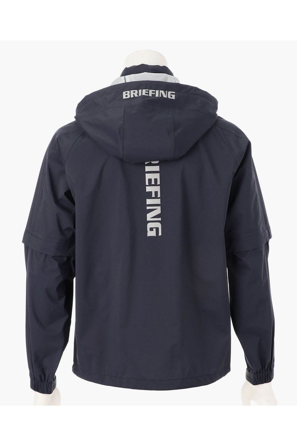 【26SS】 MEN'S WATERPROOF BLOUSON / マイクロリップナイロン 2WAYレインジャケット (ネイビー)