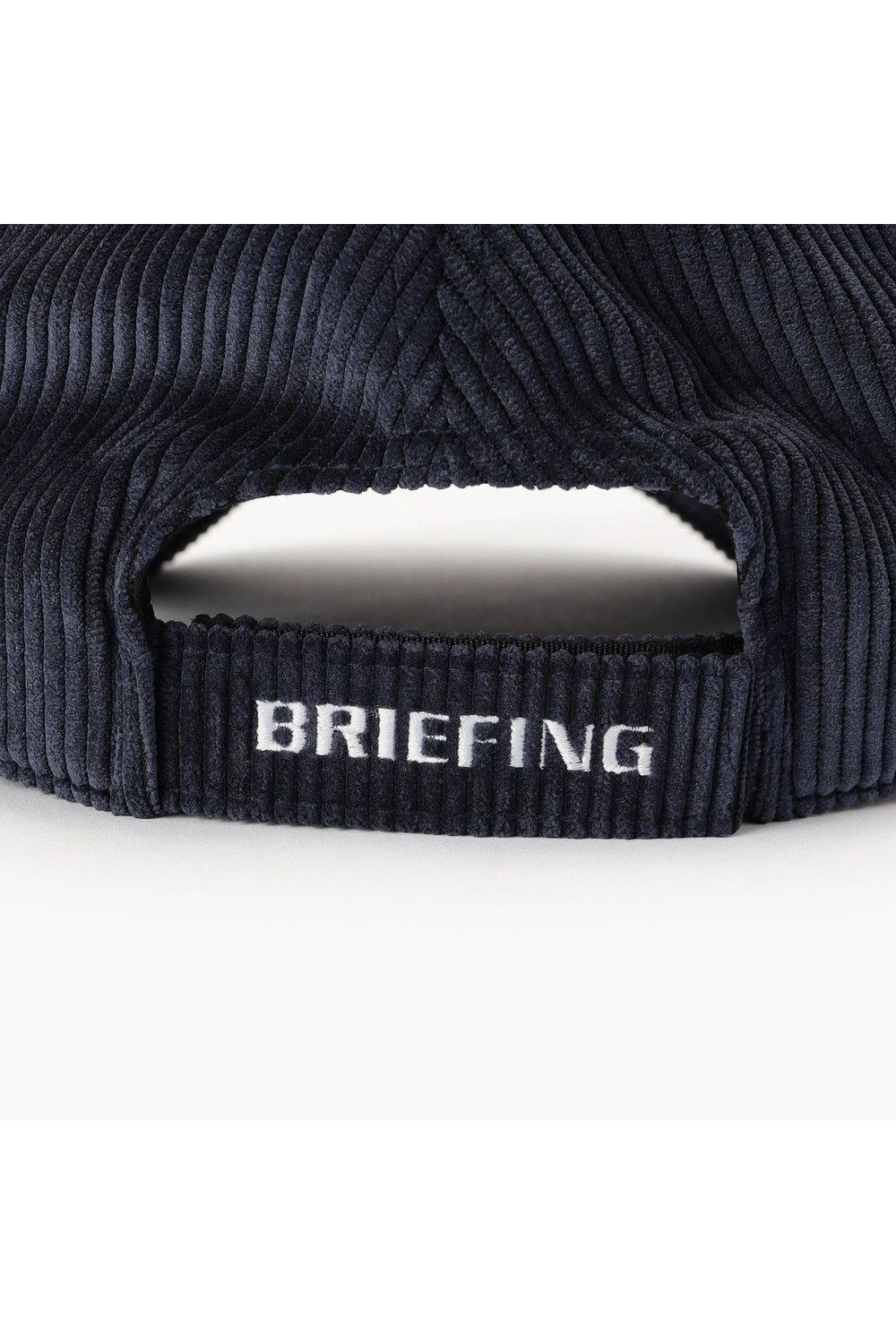 【26AW】 MEN’S CORDUROY OVAL LOGO CAP / コーデュロイ生地 オーバルロゴワッペン キャップ (ネイビー)