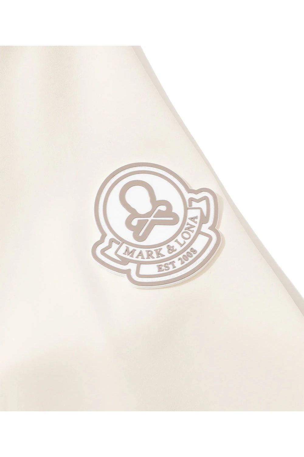 【2025AW】【レディース】 ARVEL HYBRID INSULATED JACKET / ブランドロゴ ウエストベルト付き ハイブリッドパデッドジャケット (オフホワイト)