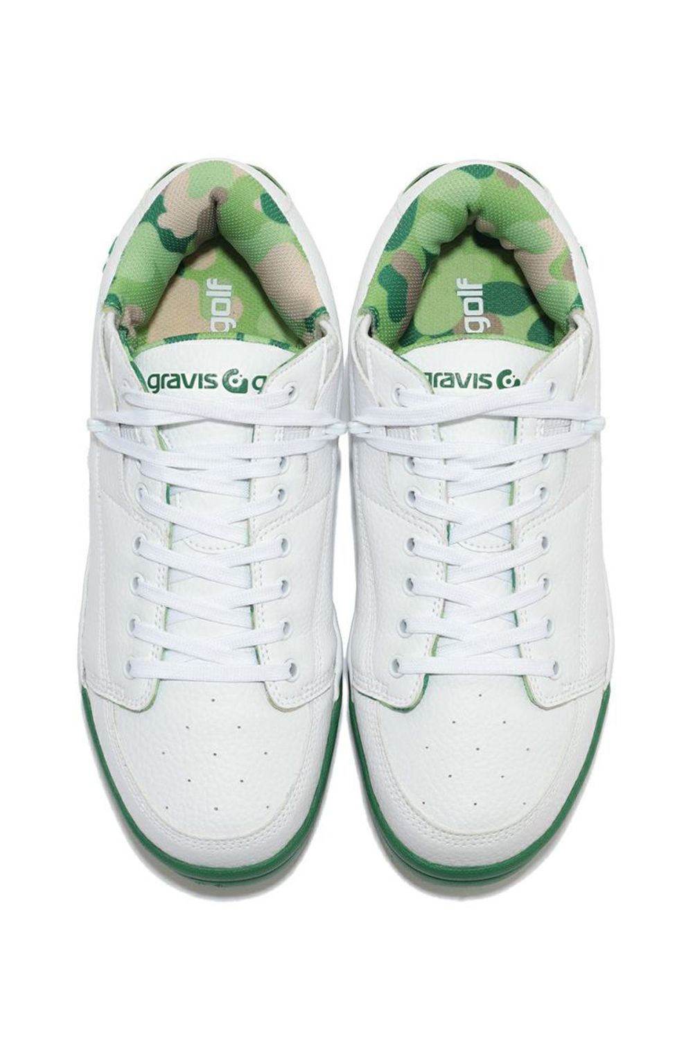 シューレー Gravis Golf TARMAC-G LOW-CUT ホワイト24cm WlDVq