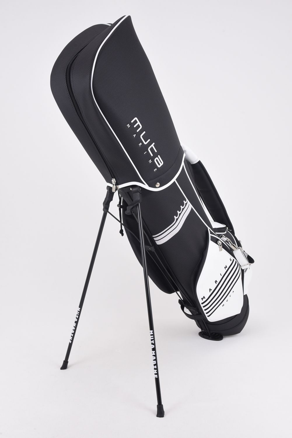 【銀行振込・代金引換不可】【返品・交換不可】 CADDY BAG / CONTINUA バイカラー キャディバッグ (ブラック)