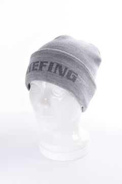MEN’S WR WOOL KNIT JQ LOGO BEANIE / ジャガート゚ロゴ ウール ビーニー (グレー)