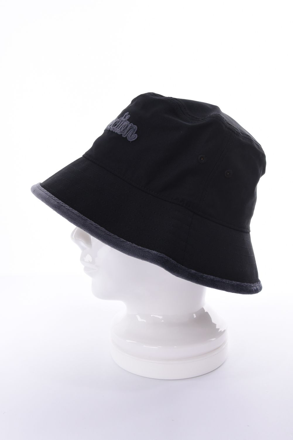 【26AW】 VELOUR BRIM BUCKET HAT / ベロアブリム バケットハット (ブラック)