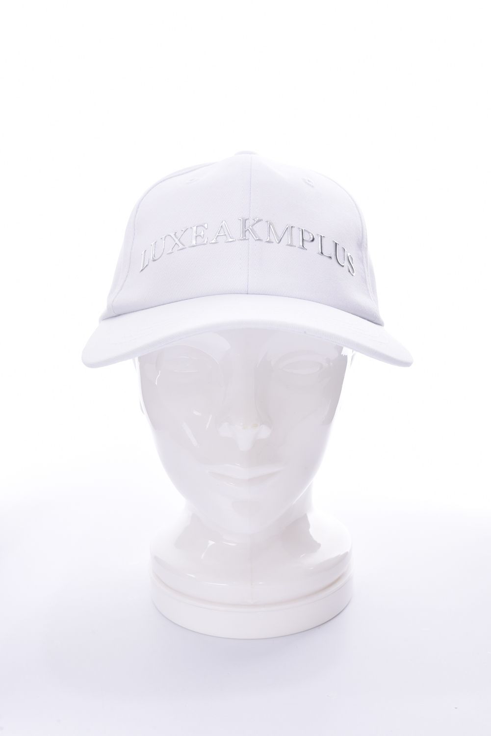 METAL PRINT LOGO CAP / メタルロゴ 6パネルキャップ (ホワイト)