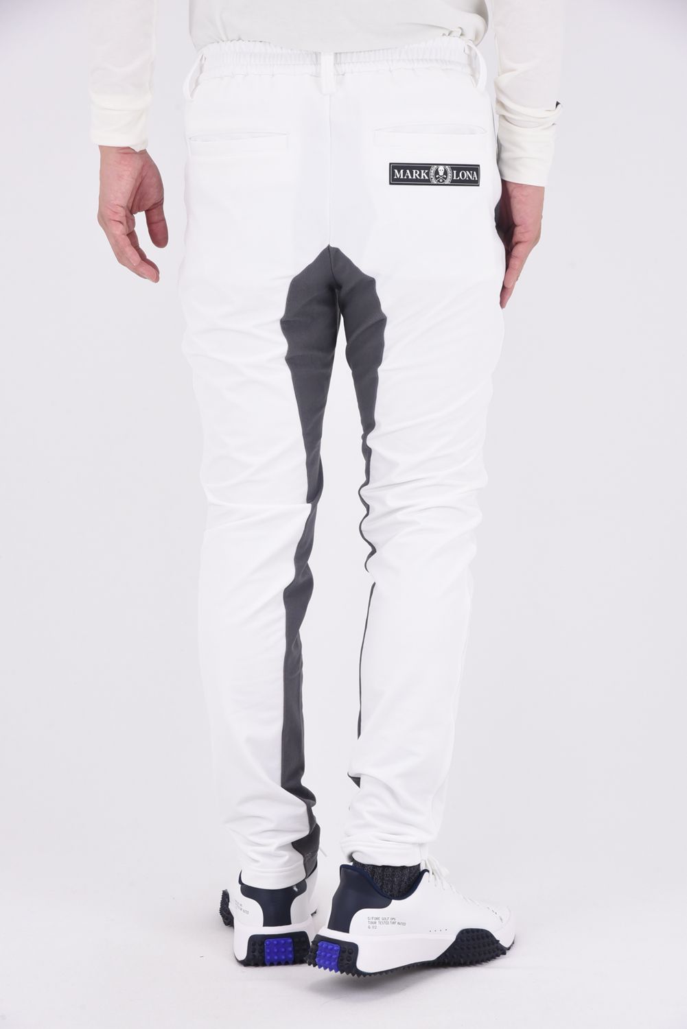 SYNAPCE QUILTED HYBRID TAPERED PANTS / キルティング ハイブリッド パンツ (ホワイト)