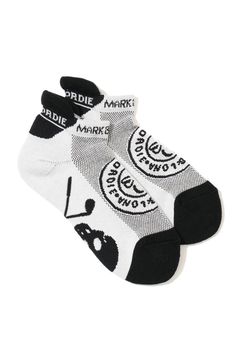 【26AW】【レディース】 CIRCLE ICON SNEAKER SOCKS / ジャパンメイド サークルスカルジャカード スニーカー丈 ローソックス (ホワイト)