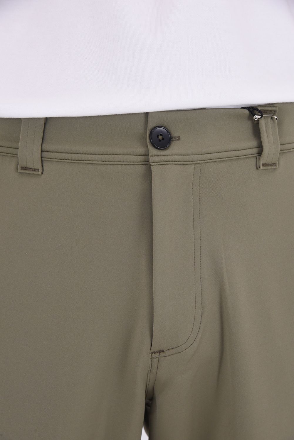 【26SS】 NEOPRENE DOUBLE PANTS / ネオプレーン サイドロゴ ショートパンツ （カーキ）