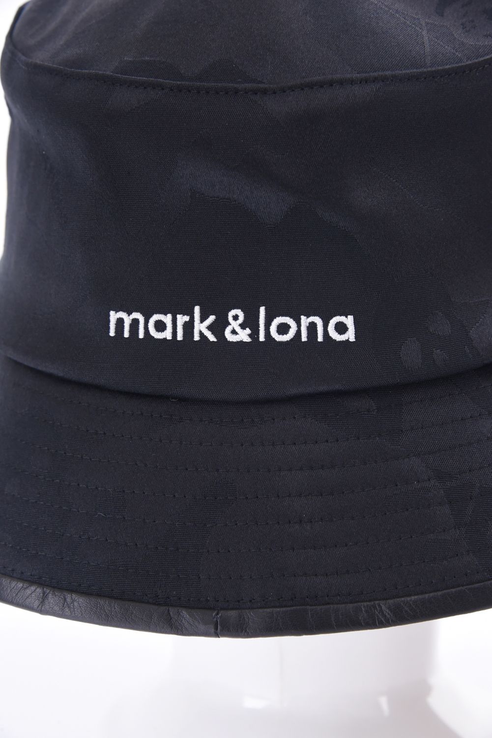 GAUGE CRYSTAL ICON HAT / オリジナルカモジャカード ドローコード付き バケットハット (ブラック)